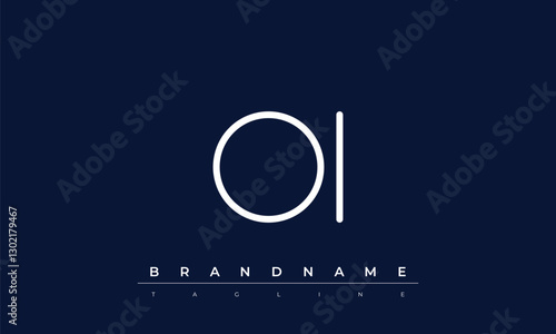 O, I logo design. OI  creative Monogram Logo. This logo design is the process of creating a visual symbol that represents a brand, company, or individual.