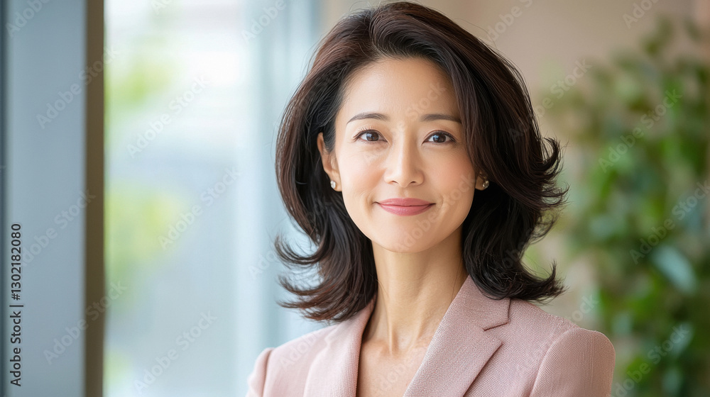 young beautiful business woman standing at office young beautiful business woman standing at office