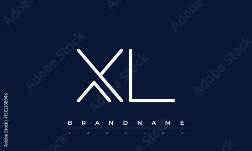 X, L logo design. XL  creative Monogram Logo. This logo design is the process of creating a visual symbol that represents a brand, company, or individual.