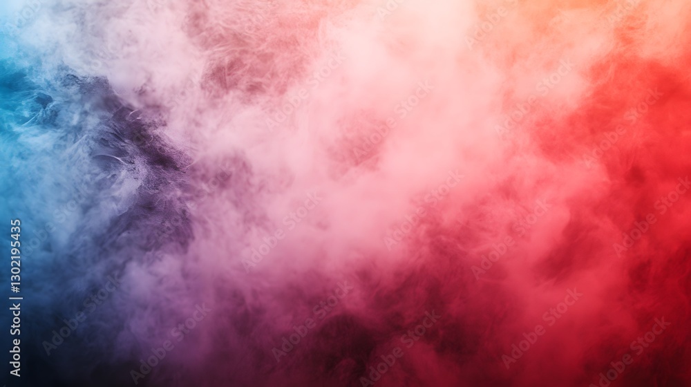 Fototapeta premium Gradient-lit abstract backdrop evoking a serene and imaginative ambiance.