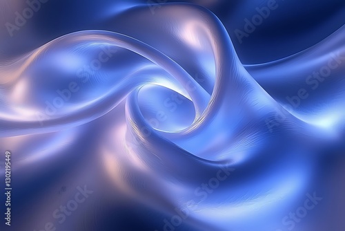 Silk swirl, smooth texture, light and airy blue space