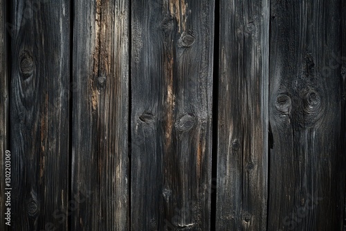 Wallpaper Mural Close up of a dark weathered wooden plank surface Torontodigital.ca
