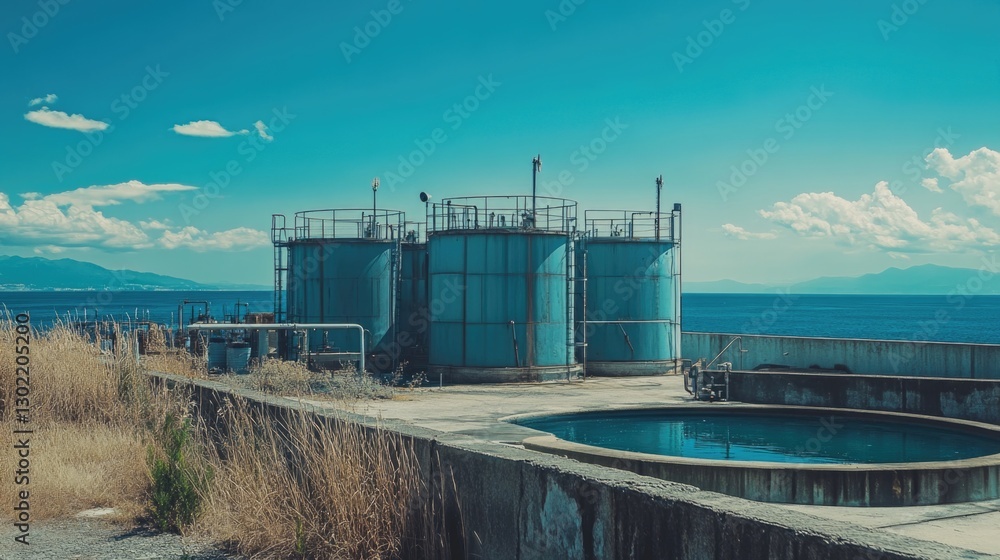 Obraz premium Tanks by Lake