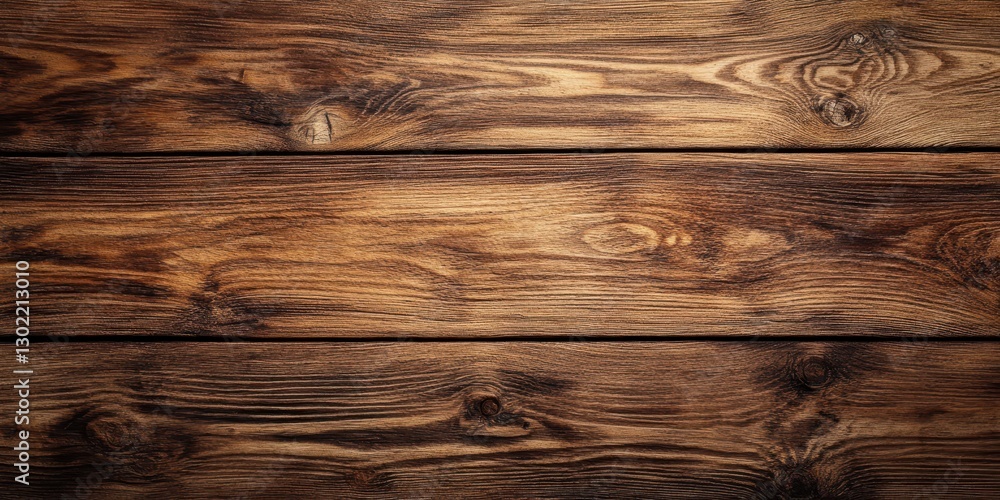 Naklejka premium Rustic wooden planks create a warm textural background image