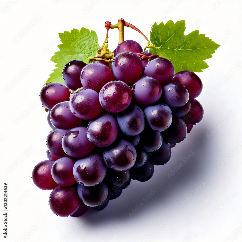 Fototapeta premium 824-urple varieties. Commercial isolate with white background no cast shadow