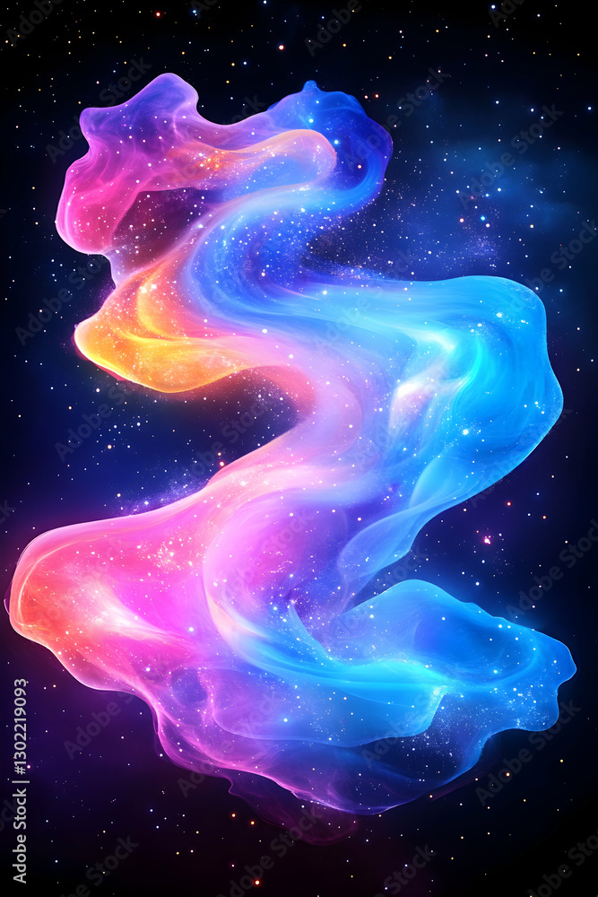 Abstract Nebula in Cosmic Space Abstract Nebula in Cosmic Space