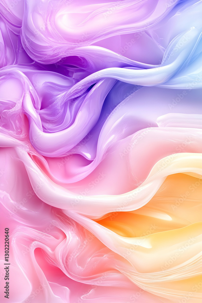 Obraz premium Abstract Rainbow Liquid Texture