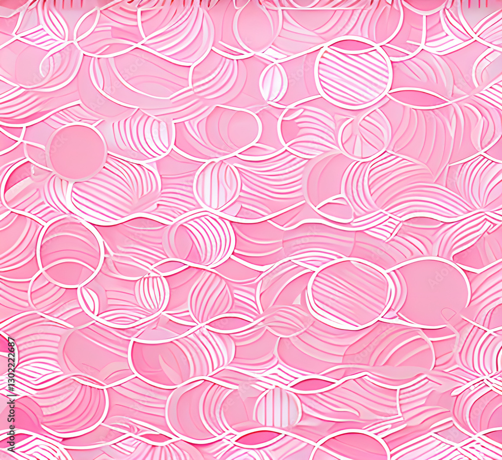 Fototapeta premium Soft gradient pastel waves simple background. Smooth glamour pattern rose pink color,. Gradient vector texture for landing page, apps, women poster,generative ai