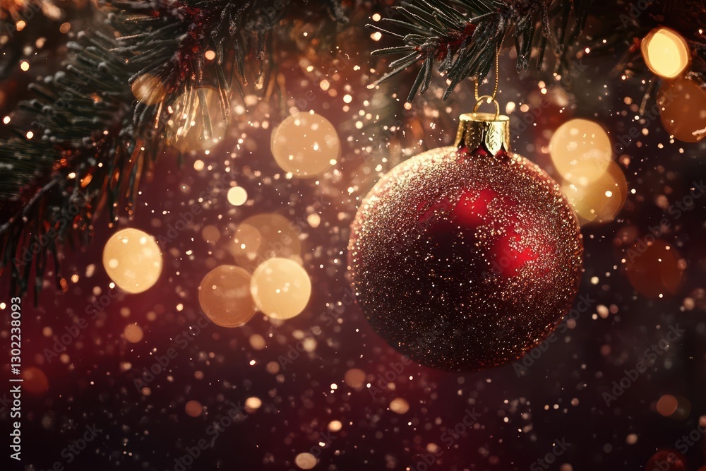 luxurious christmas background with cascading gold dust particles, deep red velvet texture glowing with warm holiday light, elegant bokeh effect creating magical festive atmosphere luxurious christmas background with cascading gold dust particles, deep red velvet texture glowing with warm holiday light, elegant bokeh effect creating magical festive atmosphere