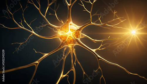 Golden Neuron Cell with Synapse Firing Neural Network Connection