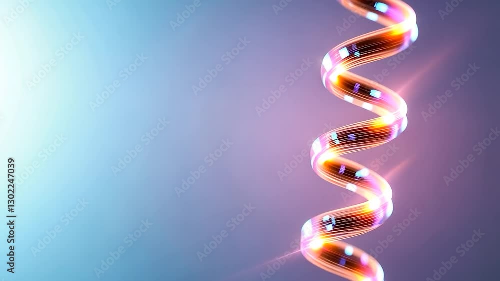 Colorful spiral light design with glowing elements against a soft gradient background Colorful spiral light design with glowing elements against a soft gradient background