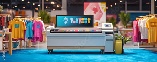 Custom T-shirt printing shop