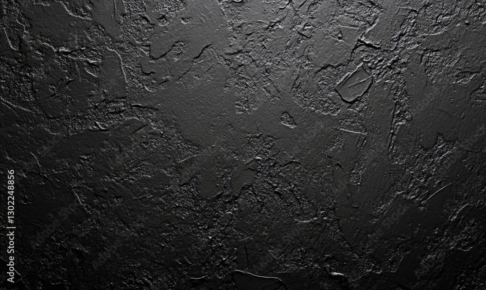 Black matte surface background with a grainy texture Black matte surface background with a grainy texture