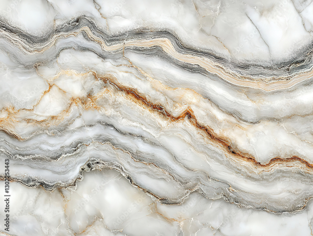 Obraz premium Classic White Marble Slab with High-Resolution Texture