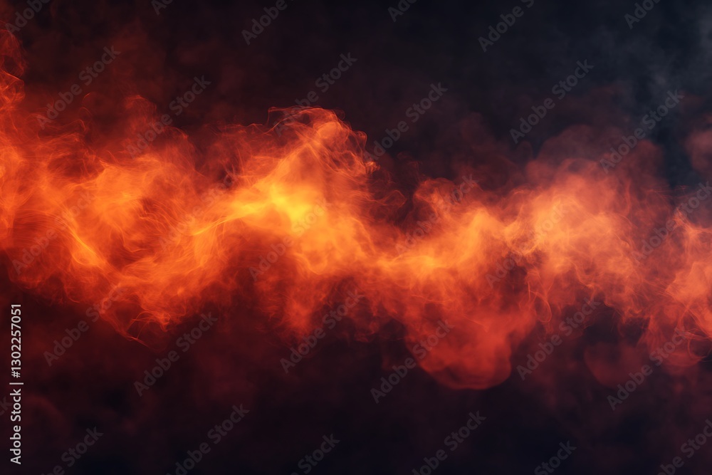 fire flames in the night sky.rendering illustration background. fire flames in the night sky.rendering illustration background.