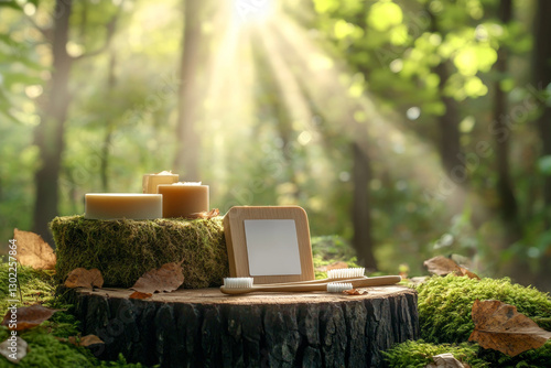 A tranquil forest scene photo