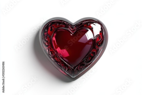 Heart of Midlothian badge 3d icon casting