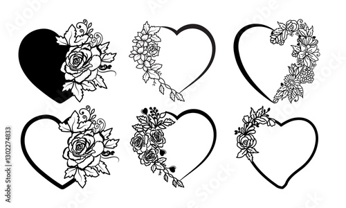 Mother's Day decorative panel wall art illustration.