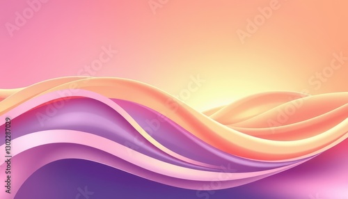 Pastel Abstract Background: Blissful Twilight 