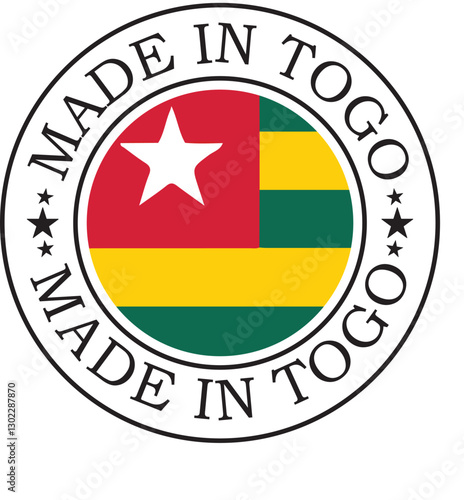 "Made in Togo" stamp logo