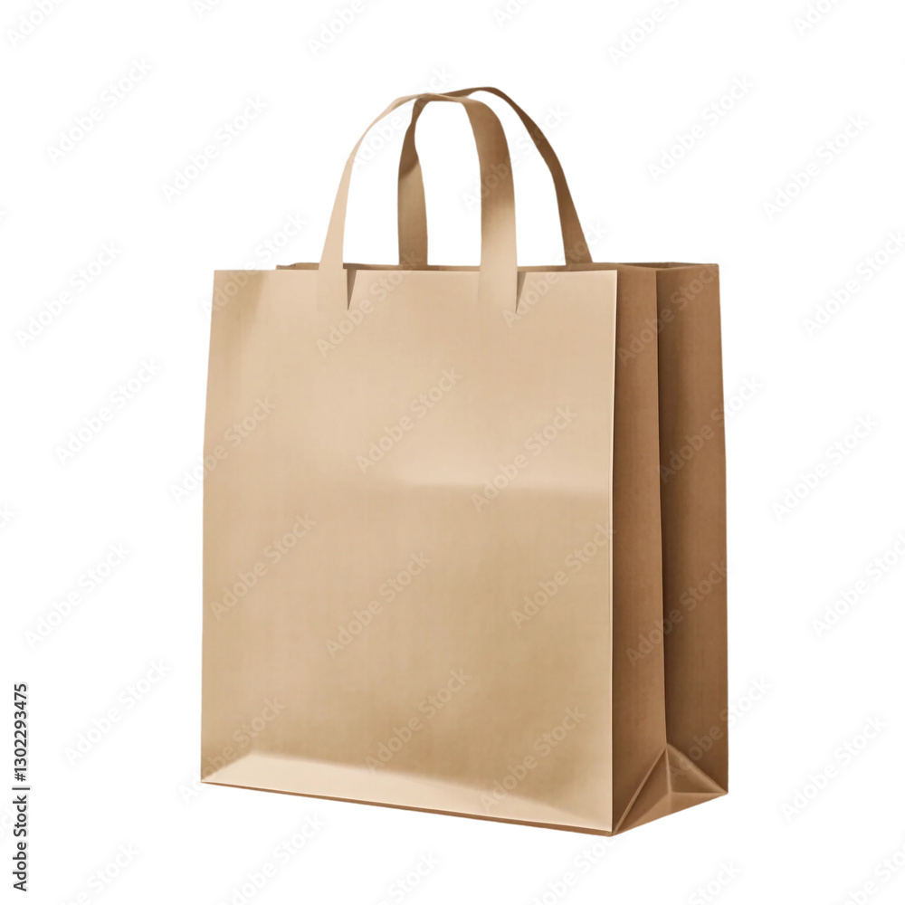 Shopping paper bag isolated on transparent background Shopping paper bag isolated on transparent background