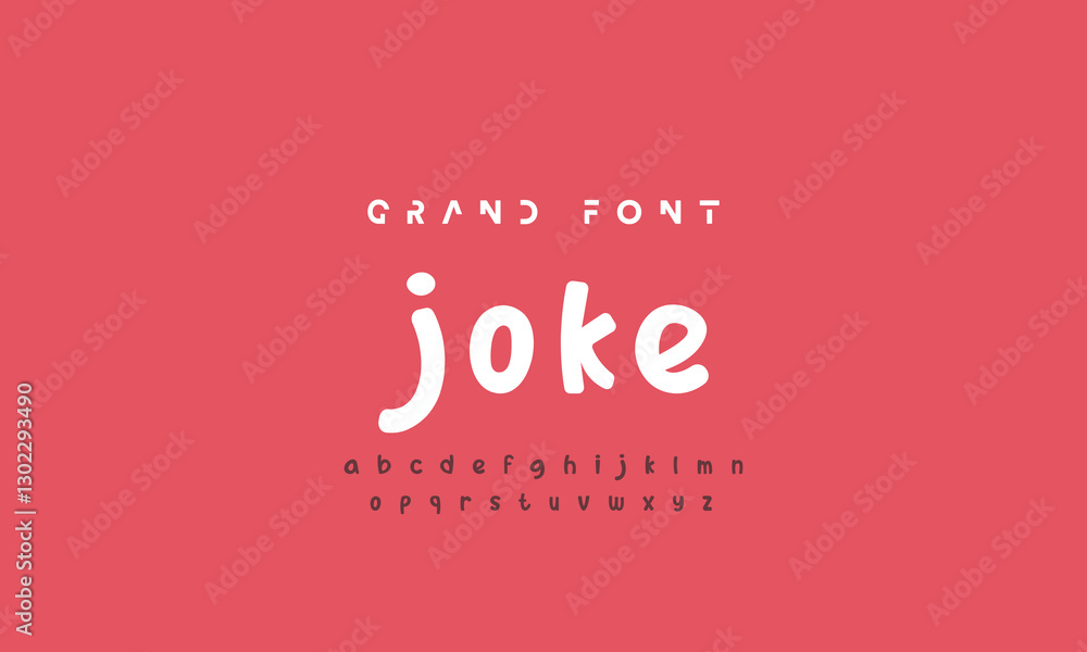 Vector Illustration Playful Handmade Typography. Font For Kids And Games Vector Illustration Playful Handmade Typography. Font For Kids And Games