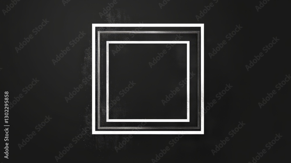Sleek and simple vector frame with double strokes, geometric shapes and clean lines, perfect for a modern look Sleek and simple vector frame with double strokes, geometric shapes and clean lines, perfect for a modern look