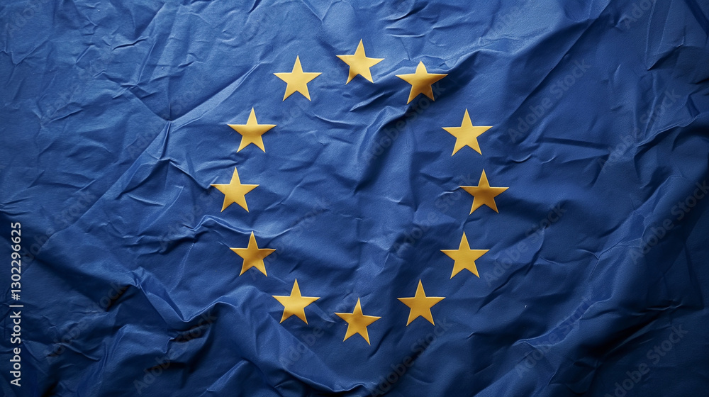 European Union flag. European Union flag.