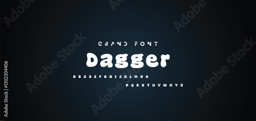 Vector of modern comical font and alphabet. Playful style font design, colorful childish alphabet, letters and numbers vector illustration