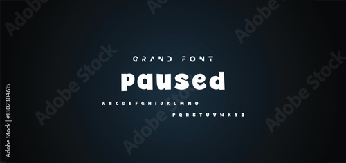 Vector of modern comical font and alphabet. Playful style font design, colorful childish alphabet, letters and numbers vector illustration