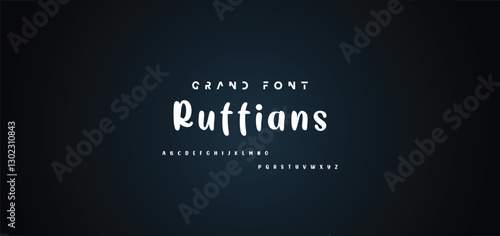 Cartoon font Vector of modern abstract alphabet