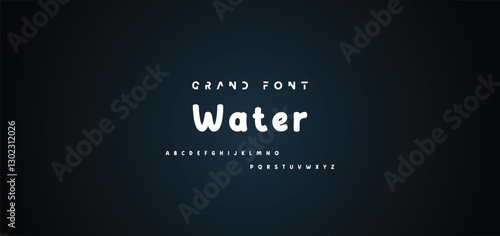 Cartoon font Vector of modern abstract alphabet