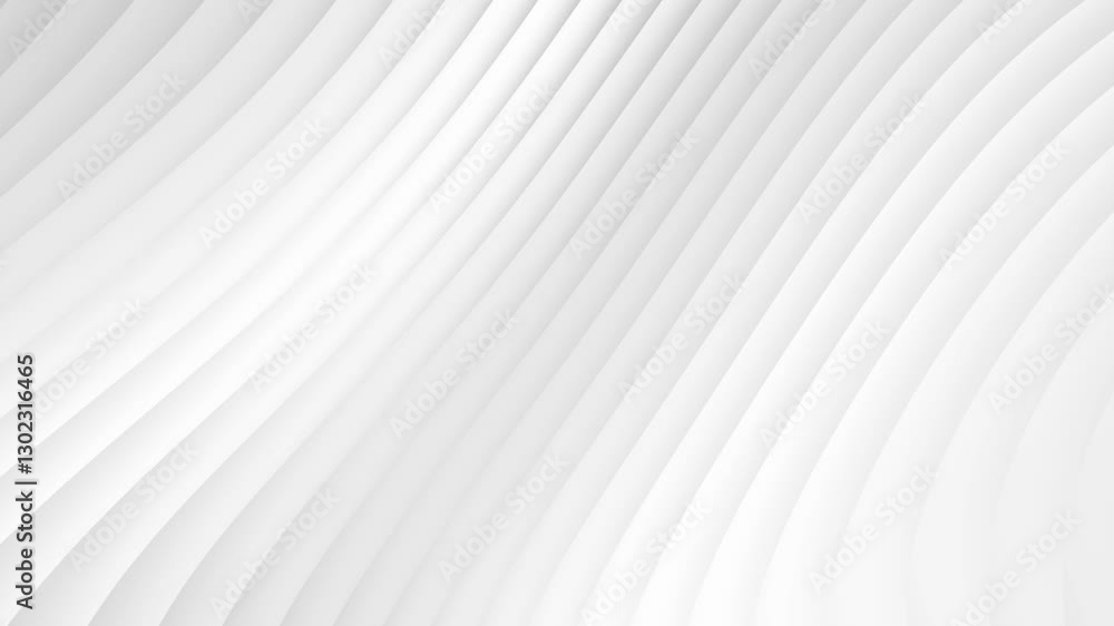 White flowing curve waves animation. Seamless looping abstract wave background. White flowing curve waves animation. Seamless looping abstract wave background.