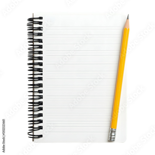 Notepad Pencil Stationery, Office School Writing.