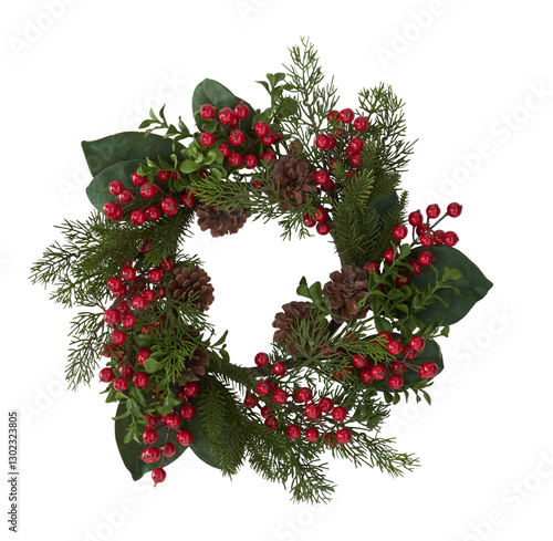  wreath isolated on transparent 