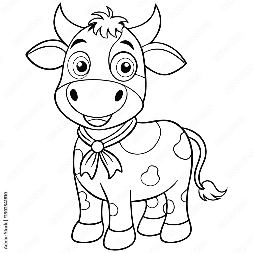Cute cow vector Illustration Cute cow vector Illustration
