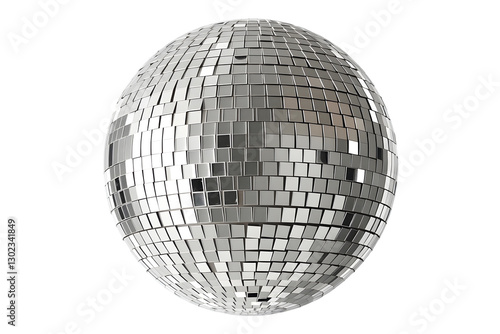 disco ball isolated on white