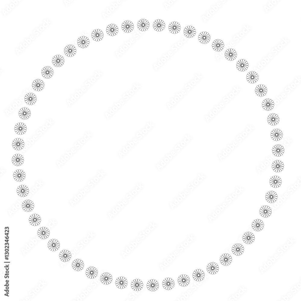 krisan flower circle krisan flower circle