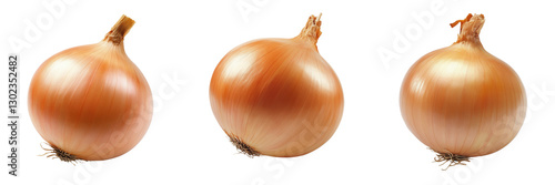 Wallpaper Mural A Set of High-Quality Whole Onions with Natural Texture Isolated on Transparent Background Torontodigital.ca