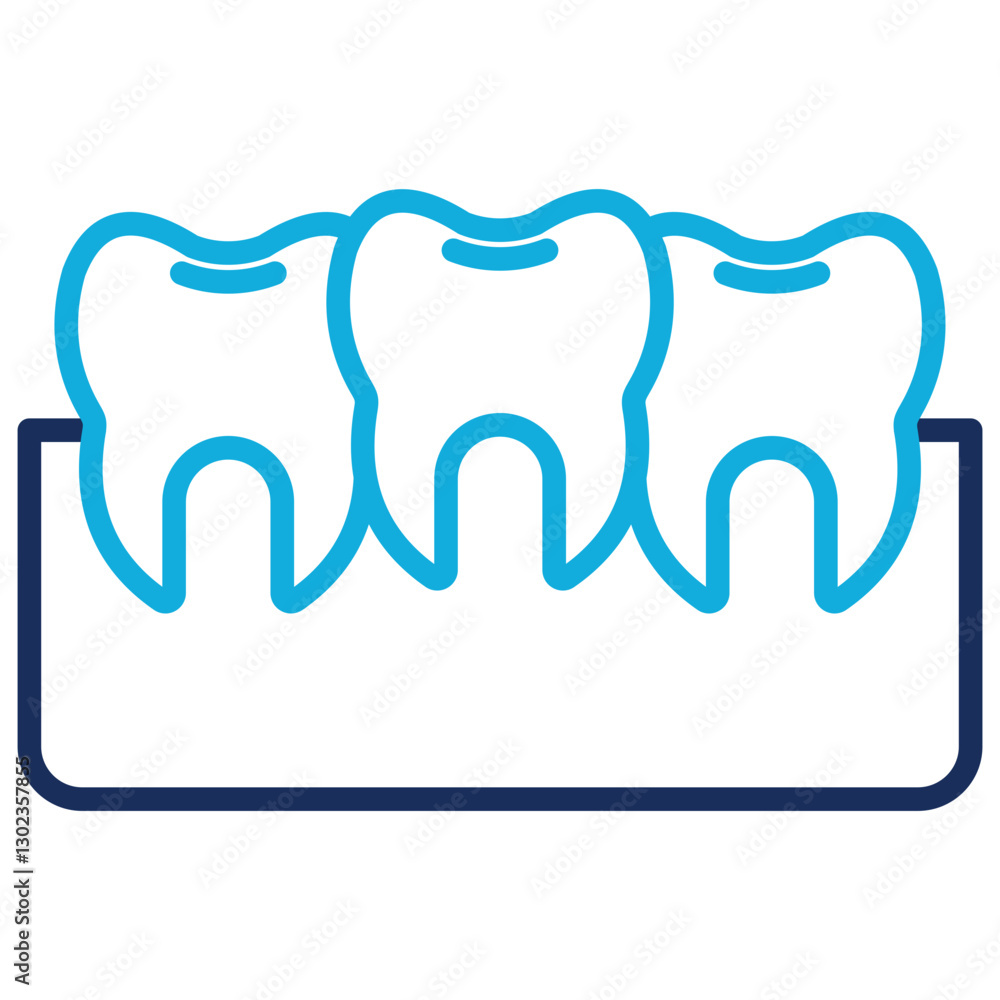 Crowded Teeth Icon Crowded Teeth Icon