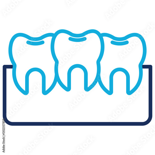 Crowded Teeth Icon