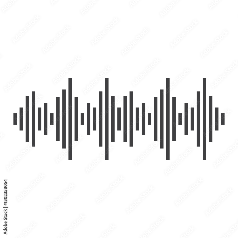 good music sound wave logo illustration good music sound wave logo illustration