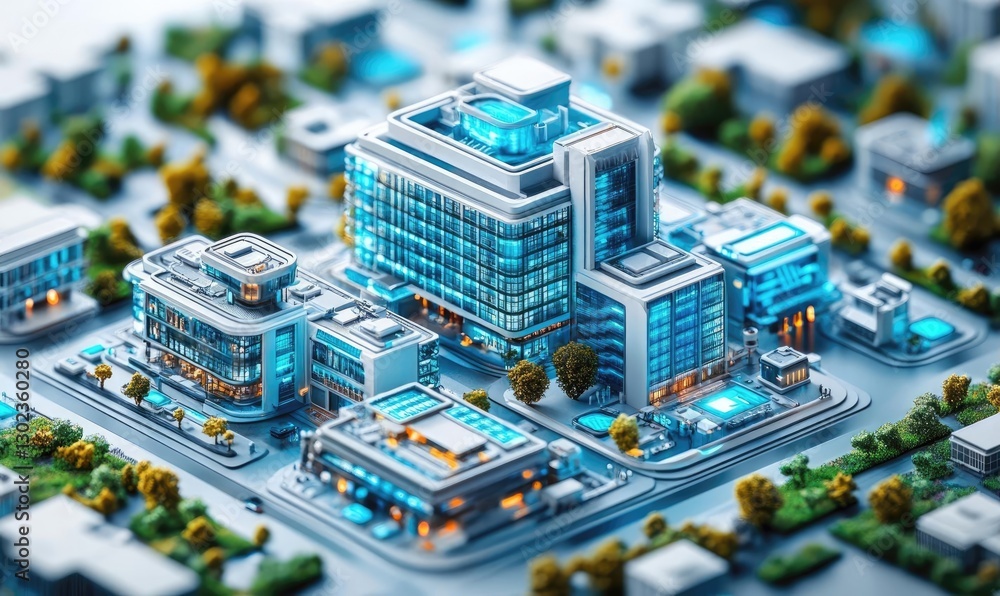 Modern Urban Architectural Design with Futuristic Aesthetic Elements Modern Urban Architectural Design with Futuristic Aesthetic Elements