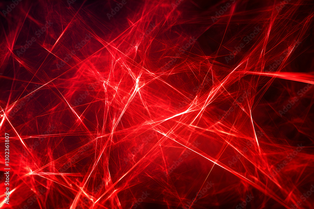 Dynamic Red Light Streaks Creating an Abstract Energy Flow Effect Dynamic Red Light Streaks Creating an Abstract Energy Flow Effect