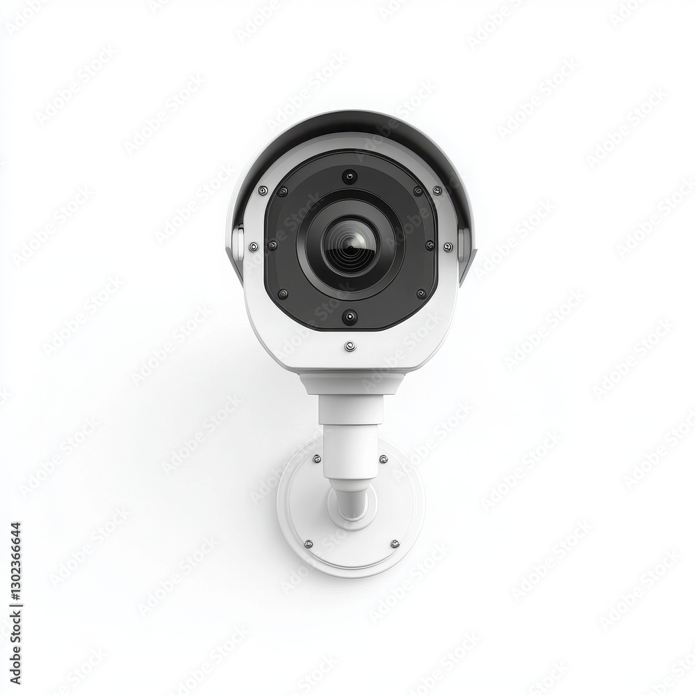 High-resolution security camera mounted on a wall, ensuring safety and surveillance in residential and commercial spaces. High-resolution security camera mounted on a wall, ensuring safety and surveillance in residential and commercial spaces.