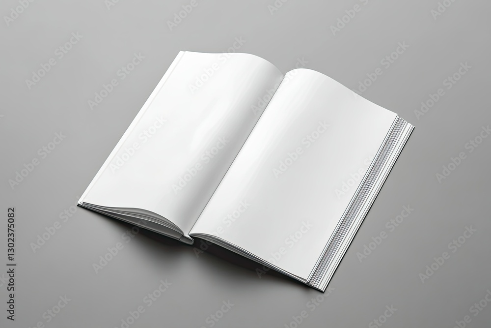 Detailed Visual of Top View Brochure in Rectangle Shape Detailed Visual of Top View Brochure in Rectangle Shape