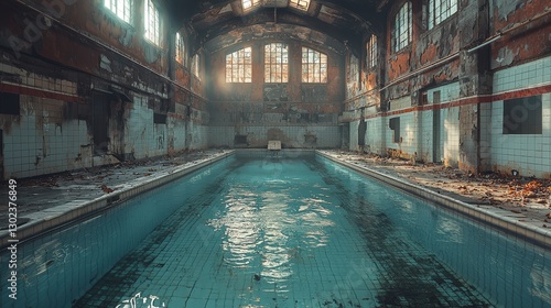 Wallpaper Mural Abandoned swimming pool interior slung derelict forsaken outcast Torontodigital.ca