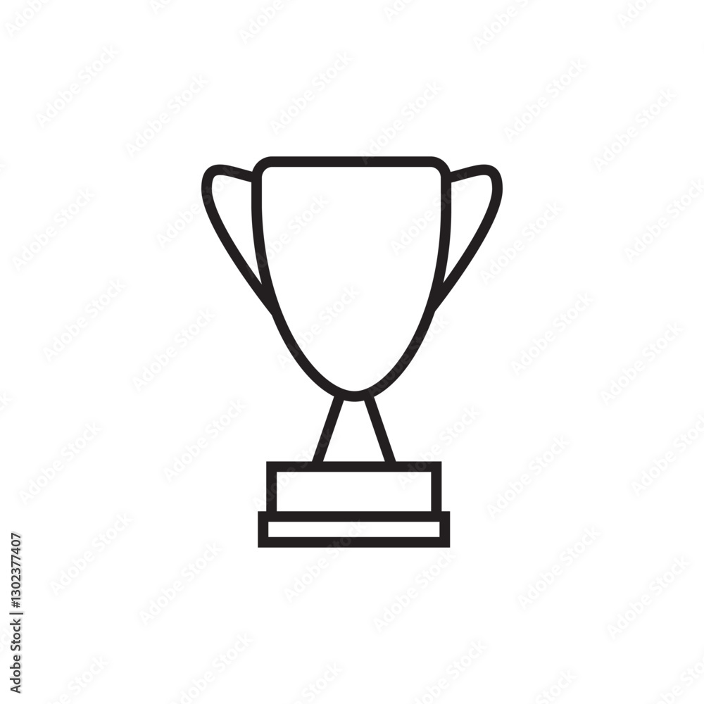 trophy design template icon vector illustration trophy design template icon vector illustration