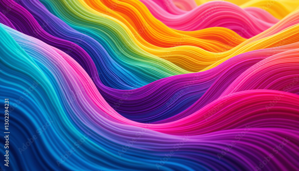 Vibrant multicolor abstract wave swirling texture creates dynamic visual Vibrant multicolor abstract wave swirling texture creates dynamic visual