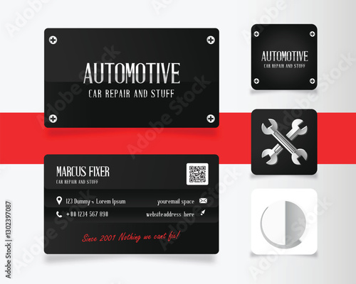 Automotive Repair Business Card Design